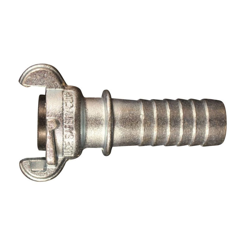 Milton 1862 1800 2-Claw Twist Lock Universal Coupler, 1 in, Hose Barb, Malleable Iron