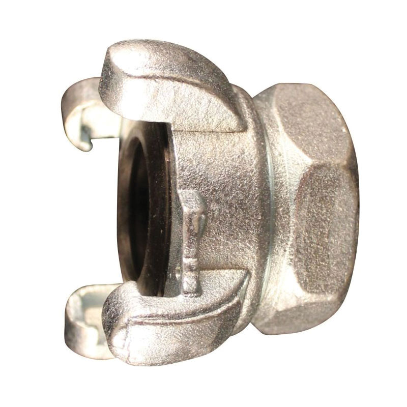 Milton 1864-14 1800 4-Claw Twist Lock Universal Coupler, 2 in, FNPT, Malleable Iron