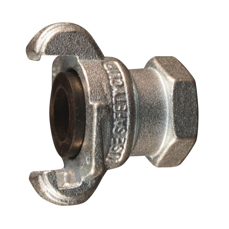 Milton 1864-8 1800 2-Claw Twist Lock Universal Coupler, 3/4 in, FNPT, Malleable Iron