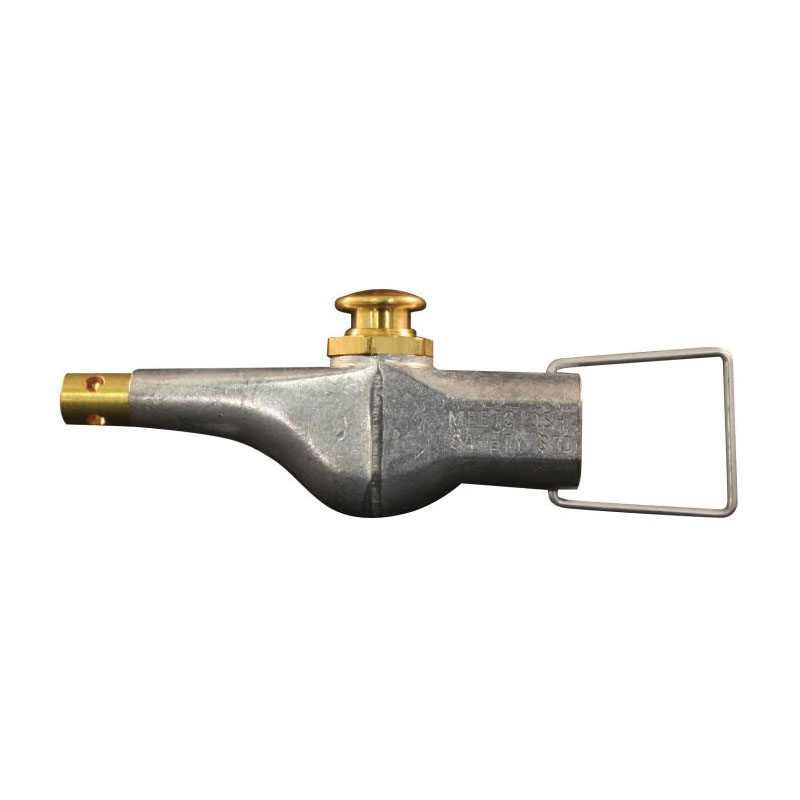 Milton s-107 100 L-Style Safety Button Blow Gun, 150 psi Working, 1/4 in NPT Inlet Thread, Die Cast Zinc, Domestic