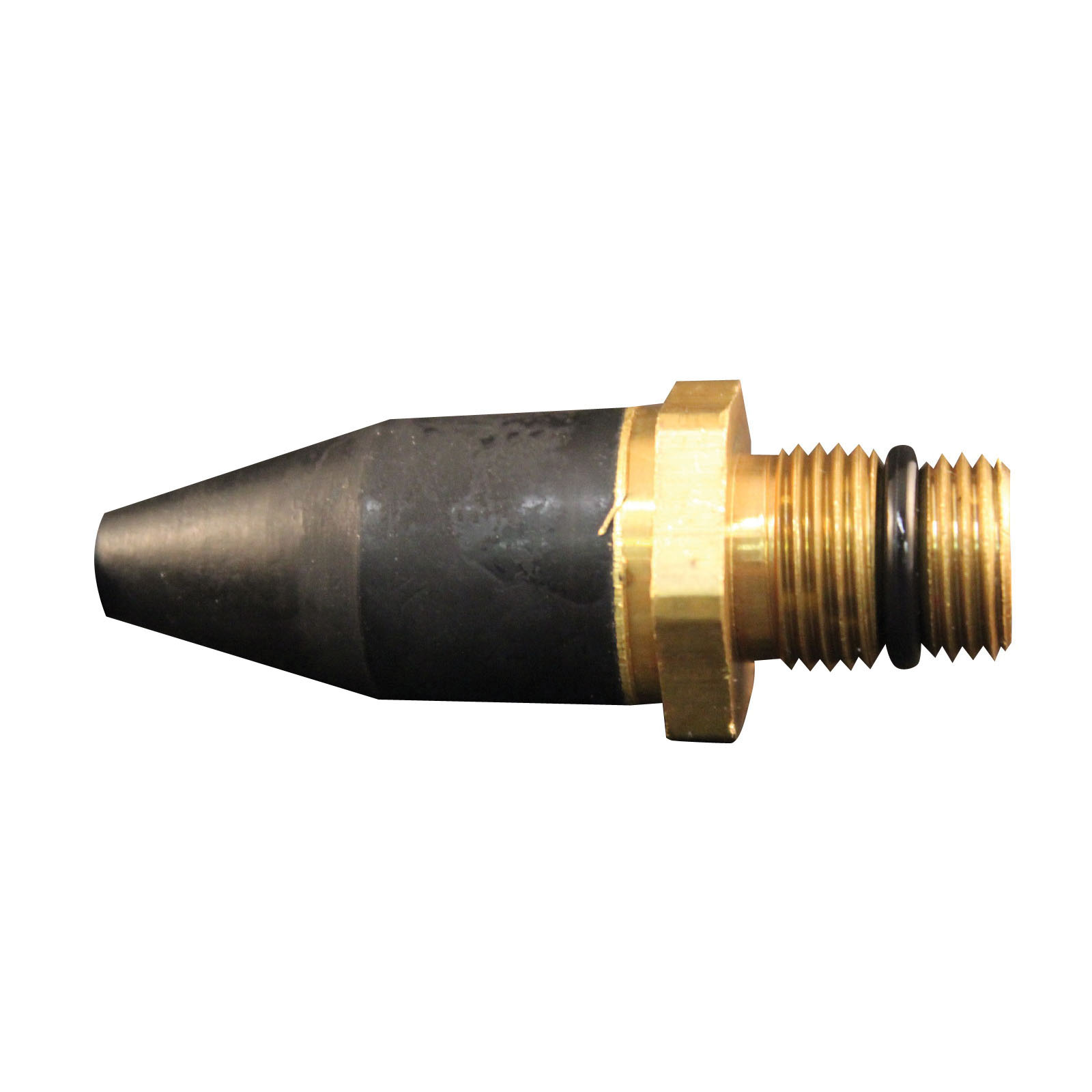 Milton s-152 100 L-Style Replacement Tip, For Use With Milton #153, #154, #158 and #159 Blow Guns, 7/16-27 and 1/8 in NPT Nozzle, 150 psi, Rubber, Domestic