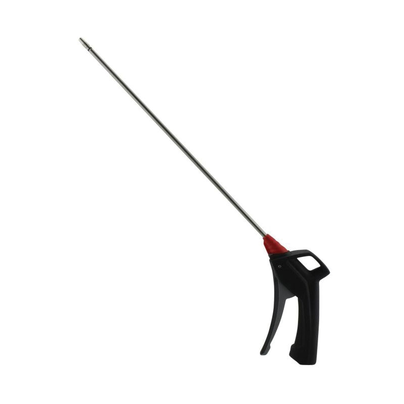 Milton KWIK-CHANGE s-197 100 L-Style Pistol Grip Blow Gun, Safety Tip, 235 psi Working, 20.38 in L Tube, 1/4 in NPT Inlet Thread