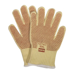 North by Honeywell 52/7457 Grip N Reversible Hot Mill Gloves, XL, Nitrile Coating, Kevlar/Cotton Outer Glove and Cotton/Poly Inner Glove, Knit Wrist Cuff, Resists: Abrasion, Cut, Puncture and Thermal, ANSI Cut-Resistance Level: A3