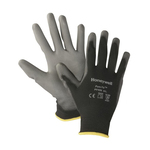 Sperian by Honeywell PF550-XL Pure Fit PF550 Lightweight General Purpose Gloves, Coated, Full Finger Style, XL, Polyurethane Palm, 13 ga Nylon Fiber, Black/Gray, Knit Wrist Cuff, Polyurethane Coating, Resists: Abrasion, Cut, Puncture and Tear