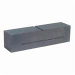 Norton 61463685296 Plain Floor Rubbing Brick With Center Score, 8 in L x 2 in W x 2 in THK, C120-R Grit, Silicon Carbide Abrasive