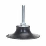 Norton 63642543210 Quick-Change Medium Density Backing Pad, 2 in Dia Pad, Type TS Attachment