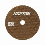 Norton 66243528471 All Purpose Cut-Off Wheel, 3 in Dia x 0.06 in THK, 1/4 in Center Hole, 60 Grit, Aluminum Oxide Abrasive