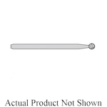 Norton 66260395436 Electroplated Mounted Contour Tool, BE2CD Ball End/Spherical Point, 1/16 in Dia, 1/8 in Dia Shank