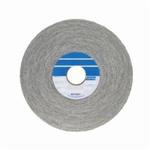 Norton Bear-Tex 66261055204 1000 Convolute Non-Woven Abrasive Wheel, 6 in Dia, 1 in Center Hole, 1 in W Face, Fine Grade, Aluminum Oxide Abrasive