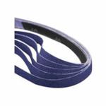 Norton 78072718709 SG R981 File Coated Abrasive Belt, 1/2 in W x 24 in L, 80 Grit, Coarse Grade, Ceramic Alumina Abrasive, Polyester Backing