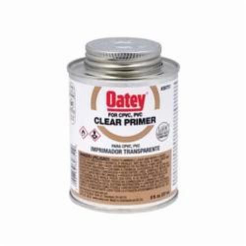 Oatey 30751 Primer, For Use With PVC and CPVC Pipe and Fittings, Clear, 8 oz Container