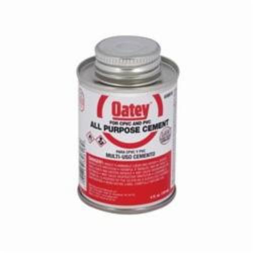 Oatey 30818 All Purpose Medium Body Solvent Cement, 4 oz Container, Milky Clear