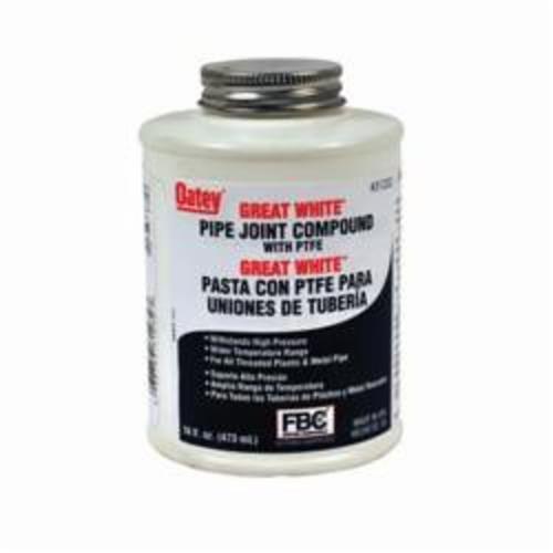 Oatey Great White 31232 Pipe Joint Compound, 16 oz, White