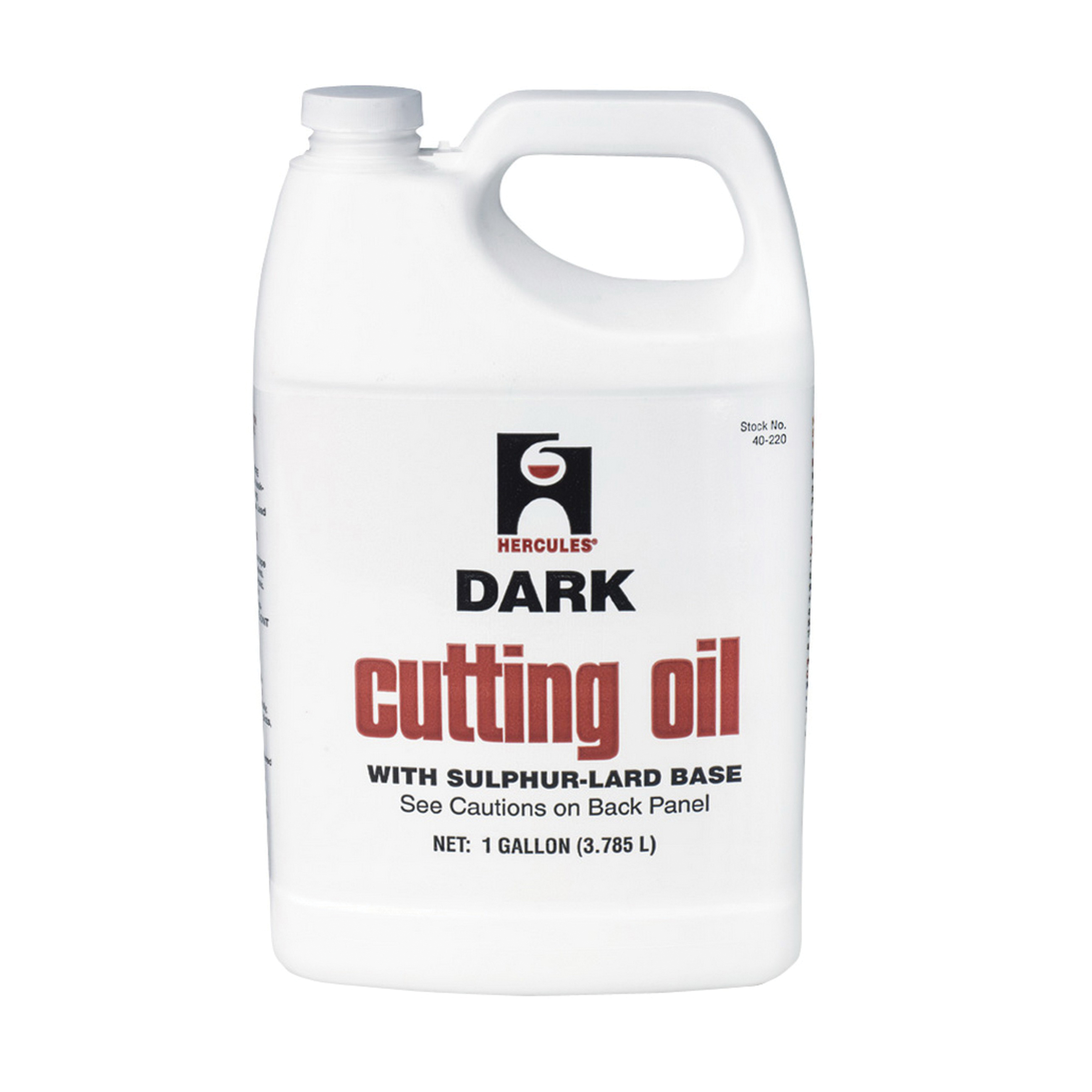 Hercules 40220 Cutting Oil, 1 gal, Amber Liquid, Dark Brownish, Petroleum
