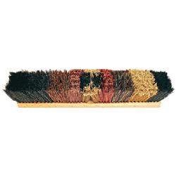 Osborn 0005232200 Flexsweep Medium Sweeping Floor Broom, 3 in L Trim, Gold/Black Flagged Styrene Bristle