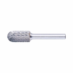 PFERD 22212 High Performance Line TOUGH Cut Premium Grade Machinist's File, Radius End, Cylindrical - Radius End (Shape SC) Head, 3/8 in Dia Head, 3/4 in L of Cut, 2-1/2 in OAL, Double Cut Cut