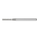 PFERD 23112 Universal Line Premium Grade Carbide Burr, Plain End, Cylindrical - No End Cut (Shape SA) Head, 3/32 in Dia Head, 1/2 in L of Cut, 1-1/2 in OAL, Double Cut Cut