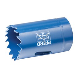 PFERD 29110 LS Series Hole Saw, 1-3/16 in Dia, 1-3/8 in D Cutting, Bi-Metal Cutting Edge