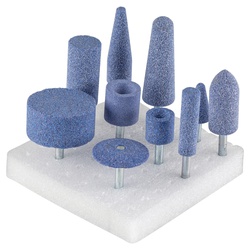 PFERD 39003 Mounted Point Set, 10 Pieces, Ceramic Grain