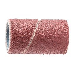 PFERD 41046 Cylindrical Coated Spiral Band, 1/2 in Dia x 1 in L, 80 Grit, Medium Grade, Aluminum Oxide Abrasive