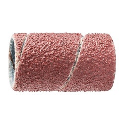 PFERD 41068 Cylindrical Coated Spiral Band, 5/8 in Dia x 1-1/8 in L, 50 Grit, Coarse Grade, Aluminum Oxide Abrasive