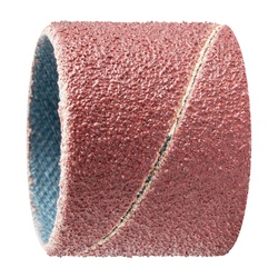PFERD 41133 Cylindrical Coated Spiral Band, 7/8 in Dia x 3/4 in L, 80 Grit, Medium Grade, Aluminum Oxide Abrasive