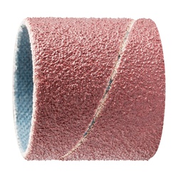 PFERD 41150 Cylindrical Coated Spiral Band, 1 in Dia x 1 in L, 80 Grit, Medium Grade, Aluminum Oxide Abrasive