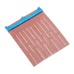 PFERD 45961 Wheel Brush With Nut, 3 in L, 2-3/8 in W/Dia, For Use With POLIFLAPWheel, Aluminum Oxide
