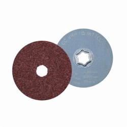 PFERD COMBICLICK 48100 Hard Type Non-Woven Abrasive Quick-Change Disc, 4-1/2 in Dia, Coarse Grade, Aluminum Oxide Abrasive