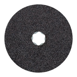 PFERD COMBICLICK 48103 Hard Type Non-Woven Abrasive Quick-Change Disc, 4-1/2 in Dia, Very Fine Grade, Aluminum Oxide Abrasive