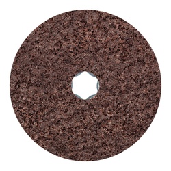 PFERD COMBICLICK 48110 Hard Type Non-Woven Abrasive Quick-Change Disc, 5 in Dia, Coarse Grade, Aluminum Oxide Abrasive