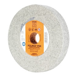 PFERD Polinox 48205 Convolute Non-Woven Abrasive Wheel, 6 in Dia, 1 in Center Hole, 1 in W Face, Coarse Grade, Aluminum Oxide Abrasive