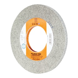 PFERD Polinox 48208 Convolute Non-Woven Abrasive Wheel, 8 in Dia, 3 in Center Hole, 1/2 in W Face, Fine Grade, Silicon Carbide Abrasive