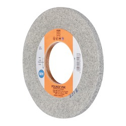 PFERD Polinox 48209 Convolute Non-Woven Abrasive Wheel, 8 in Dia, 3 in Center Hole, 1/2 in W Face, Coarse Grade, Aluminum Oxide Abrasive