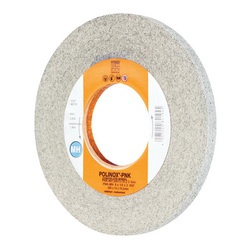 PFERD Polinox 48210 Convolute Non-Woven Abrasive Wheel, 8 in Dia, 3 in Center Hole, 1/2 in W Face, Fine Grade, Silicon Carbide Abrasive