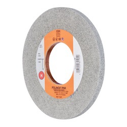 PFERD Polinox 48211 Convolute Non-Woven Abrasive Wheel, 8 in Dia, 3 in Center Hole, 1/2 in W Face, Fine Grade, Silicon Carbide Abrasive