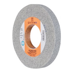 PFERD Polinox 48212 Convolute Non-Woven Abrasive Wheel, 8 in Dia, 3 in Center Hole, 1 in W Face, Fine Grade, Silicon Carbide Abrasive