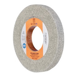 PFERD Polinox 48213 Convolute Non-Woven Abrasive Wheel, 8 in Dia, 3 in Center Hole, 1 in W Face, Coarse Grade, Aluminum Oxide Abrasive
