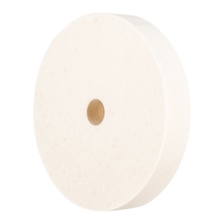 PFERD 48699 Round Felt Polishing Wheel, 6 in Dia x 3/4 in THK, 3/4 in Center Hole