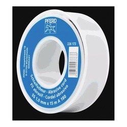 PFERD 49902 Abrasive Cord, 16 yd L, 180 Grit, Aluminum Oxide Abrasive