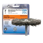 PFERD 763841 Universal Line PSF Wheel Brush, 3 in Dia Brush, 0.04 in Dia Knot Filament/Wire