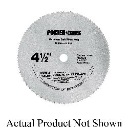 Porter-Cable Riptide 12057 Right Blade Circular Saw Blade, 4-1/2 in Dia, 3/8 in Arbor, 120 Teeth