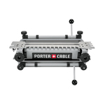 Porter-Cable 4210 Drill Dovetail Jig, 12 in W x 1/4 to 1-1/8 in THK, 1/4 in Shank Bit, Aluminum, Silver