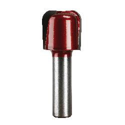 Porter-Cable 43473PC Router Bit, Dish Carving Router, 1 in Dia Cutting, 2-3/4 in OAL, 1 in D Cutting, 1/2 in Dia Shank, Carbide