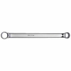 Proto J1142SPL Box End Wrench, 13/16 x 15/16 in Wrench, 12 Points, 15 deg Offset, 12-3/4 in OAL, Steel, Full Polished, ANSI B107.7, AS954, MS-83717, MILW-8982D