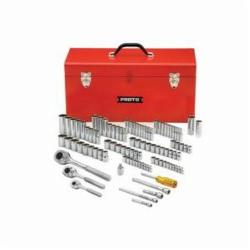 Proto J47101-1A Socket Set, 6/8/12 Points, 1/4 in, 3/8 in, 1/2 in Drive, 101 Pieces