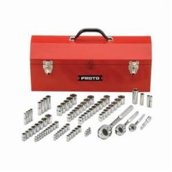 Proto J47181-1A Socket Set, 6/12 Points, 1/4, 3/8 and 1/2 in Drive, 81 Pieces