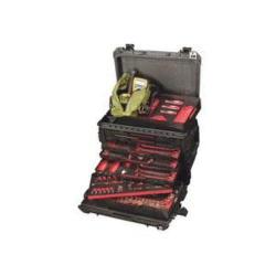 Proto JKTC0009721 SAE Master Tool Set, Case Tool Storage, 1/4 in, 3/8 in Drive, 196 Pieces, ASME Specified