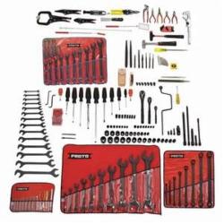 Proto JTS-199AEROBK SAE Master Tool Set, Rolling Cabinet Tool Storage, 1/4 in, 3/8 in, 1/2 in Drive, 199 Pieces