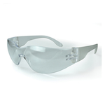 Radians MR0111ID Mirage Lightweight Safety Eyewear, Anti-Fog/Impact-Resistant, Clear Lens, Frameless/Wrap Around Frame, Clear, Polycarbonate Frame, Polycarbonate Lens, ANSI Z87.1+
